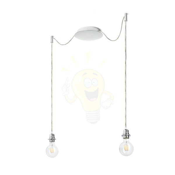 Kép KOMBIX 2 függesztő készlet KA+AK+KF   230V LED E27 2x15W