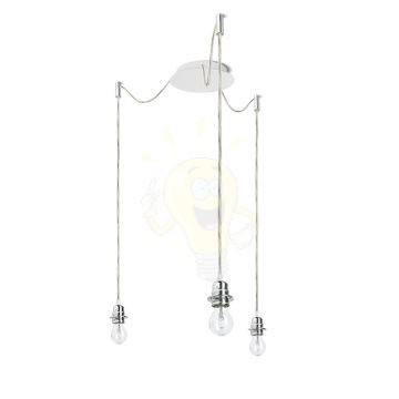 Kép KOMBIX 3 függesztő készlet FEHA+AK+KF   230V LED E27 3x15W