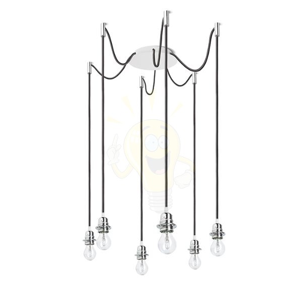 Kép KOMBIX 6 függesztő készlet FEHA+FEKK+KF   230V LED E27 6x15W