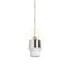 Kép MORE 80 mennyezeti függőlámpa alap  matt nikkel 230V LED E27 3x15W