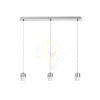 Kép MORE 60 mennyezeti függőlámpa alap  matt nikkel 230V LED E27 3x15W