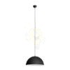 Kép MONROE 40 függő lámpa matt fekete/fehér  230V LED E27 30W