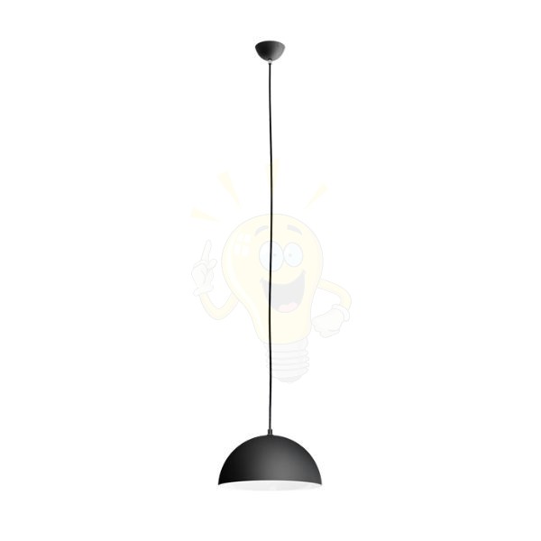 Kép MONROE 30 függő lámpa matt fekete/fehér  230V LED E27 11W