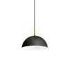 Kép MONROE 30 függő lámpa matt fekete/fehér  230V LED E27 11W