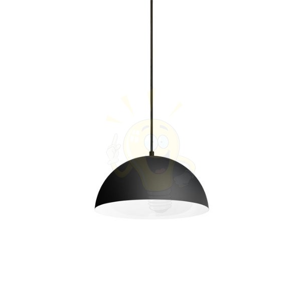 MONROE 30 függő lámpa matt fekete/fehér  230V LED E27 11W