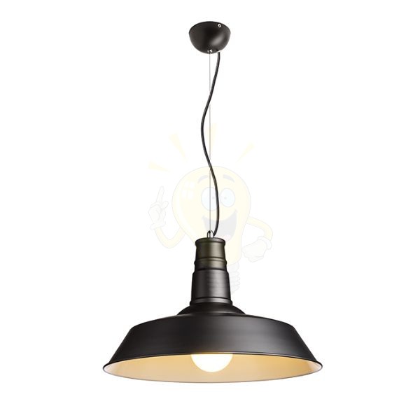 Kép GOLDIE 46 függő lámpa fekete/fehér  230V LED E27 30W