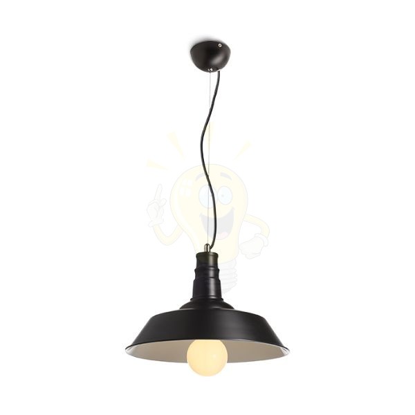 Kép GOLDIE 36 függő lámpa fekete/fehér  230V LED E27 30W