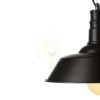Kép GOLDIE 36 függő lámpa fekete/fehér  230V LED E27 30W