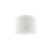 Kép DOUBLE 40/30 lámpabúra  Polycotton fehér/fehér PVC  max. 23W