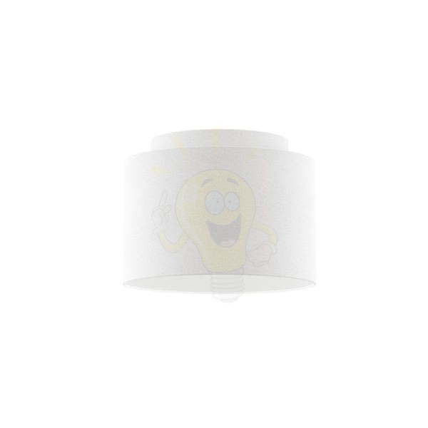 Kép DOUBLE 40/30 lámpabúra  Polycotton fehér/fehér PVC  max. 23W