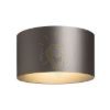 RON 55/30 lámpabúra  Monaco galamb szürke/ezüst PVC  max. 23W