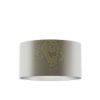 RON 55/30 lámpabúra  Monaco galamb szürke/ezüst PVC  max. 23W