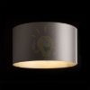 Kép RON 55/30 lámpabúra  Monaco galamb szürke/ezüst PVC  max. 23W