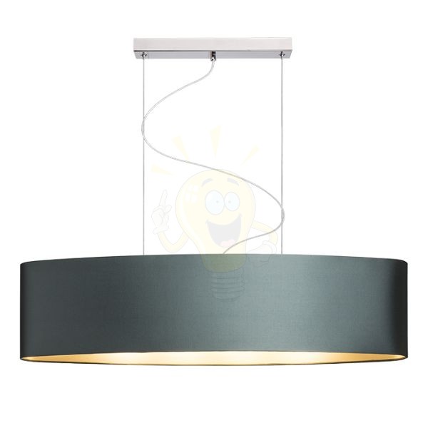 CASUAL 90/22 lámpabúra  Monaco benzin kék/ezüst PVC  max. 23W