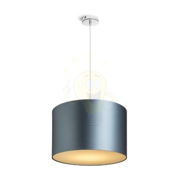 Kép RON 40/25 lámpabúra  Monaco benzin kék/ezüst PVC  max. 23W