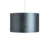 Kép RON 40/25 lámpabúra  Monaco benzin kék/ezüst PVC  max. 23W