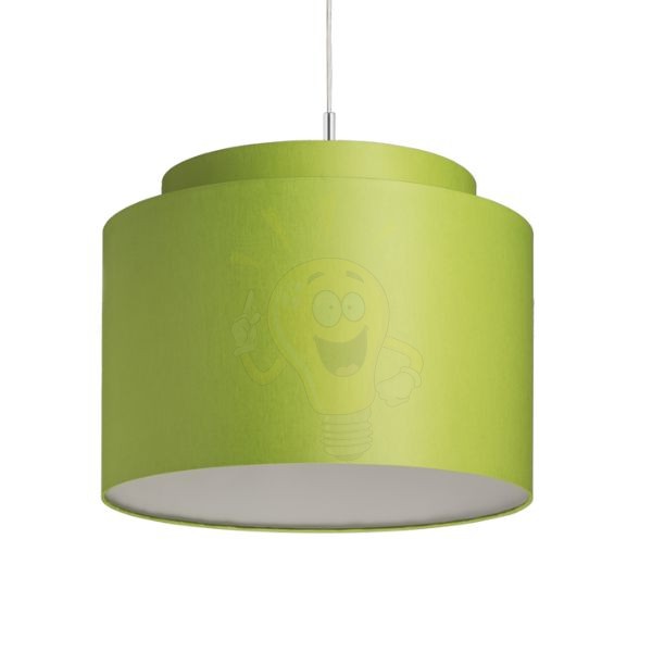 DOUBLE 40/30 lámpabúra  Chintz lime/fehér PVC  max. 23W