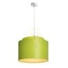 Kép DOUBLE 40/30 lámpabúra  Chintz lime/fehér PVC  max. 23W