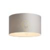 Kép RON 55/30 lámpabúra  Chintz világosszürke/fehér PVC  max. 23W