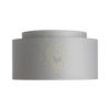 DOUBLE 55/30 lámpabúra  Chintz világosszürke/fehér PVC  max. 23W