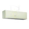 LOPE 80/23 lámpabúra  Chintz menta/ezüst fólia  max. 23W