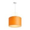 Kép RON 40/25 lámpabúra  Chintz narancssárga/fehér PVC  max. 23W
