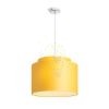 Kép DOUBLE 40/30 lámpabúra  Chintz sárgabarack/fehér PVC  max. 23W