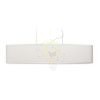 CASUAL 120/25 lámpabúra  Polycotton fehér/fehér PVC  max. 23W