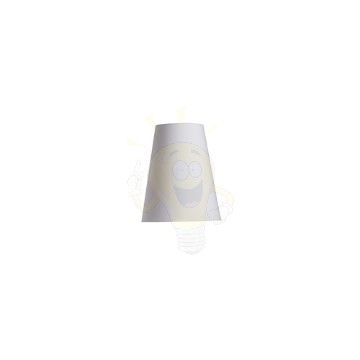 Kép CONNY 25/30 asztali lámpaernyő Polycotton fehér/fehér PVC max. 23W