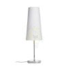 Kép CONNY 15/30 asztali lámpaernyő Polycotton fehér/fehér PVC max. 23W