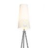 Kép CONNY 15/30 asztali lámpaernyő Polycotton fehér/fehér PVC max. 23W