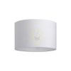 Kép RON 40/25 lámpabúra  Polycotton fehér/fehér PVC  max. 23W