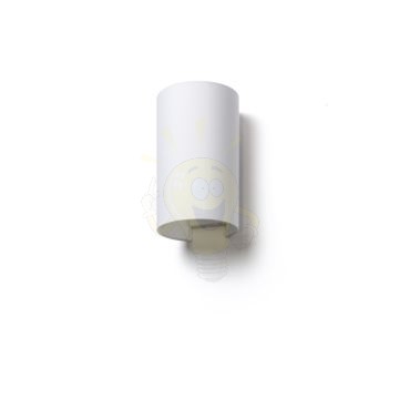 Kép RON W 15/25 fali lámpa  Polycotton fehér/fehér PVC 230V LED E27 15W