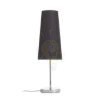 Kép CONNY 15/30 asztali lámpaernyő Polycotton fekete/arany fólia max. 23W