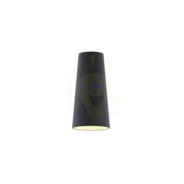 Kép CONNY 15/30 asztali lámpaernyő Polycotton fekete/réz fólia max. 23W