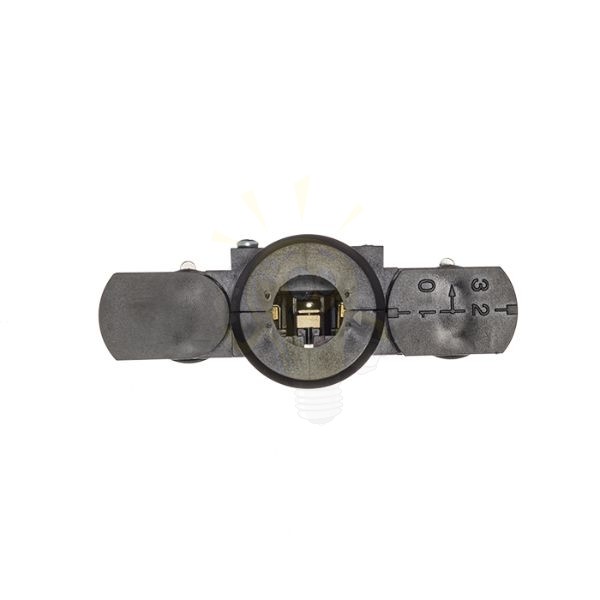 EUTRAC adapter háromfázisú áramkörös sínre fekete  230V 