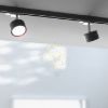 PIXIE háromfázisú áramkörös sínre fekete króm 230V LED GX53 7W