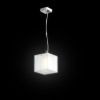 Kép LUCIA 15x15 függő lámpa  szatén üveg/króm 230V LED G9 5W