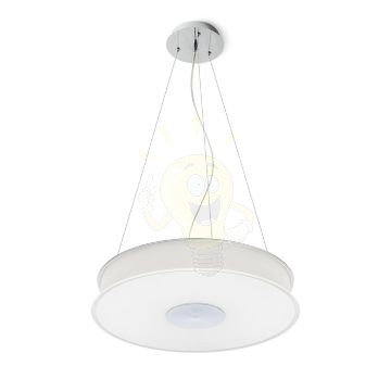 Kép ASTERI függő lámpa  szatén üveg/króm 230V 2GX13 40W