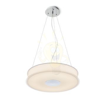 ASTERI függő lámpa  szatén üveg/króm 230V 2GX13 40W