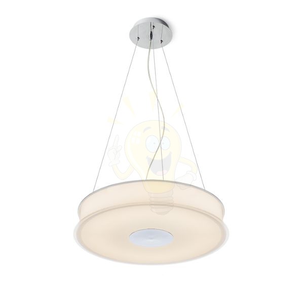 ASTERI függő lámpa  szatén üveg/króm 230V 2GX13 40W