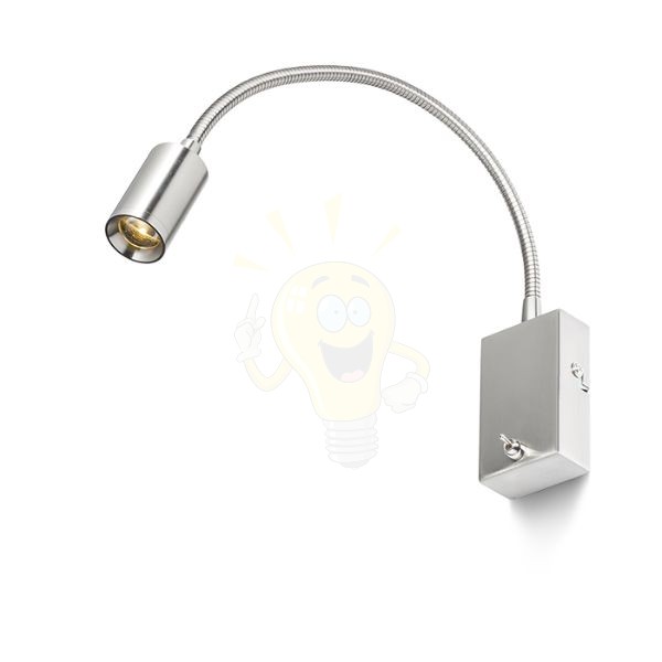 Kép VERSA fali lámpa matt nikkel 230V LED 3W 40° 3000K