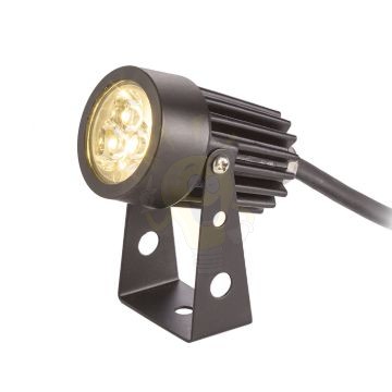 Kép GUN leszúrható fekete  230V LED 3x1W 30° IP65  3000K