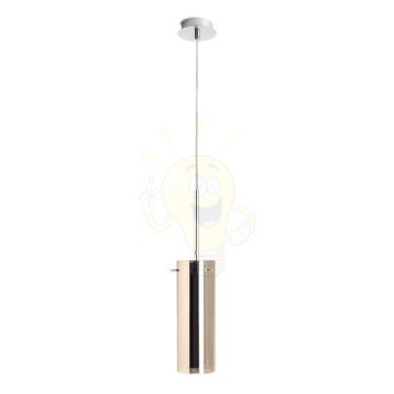 SANSSOUCI I függő lámpa  réz üveg 230V LED E27 15W