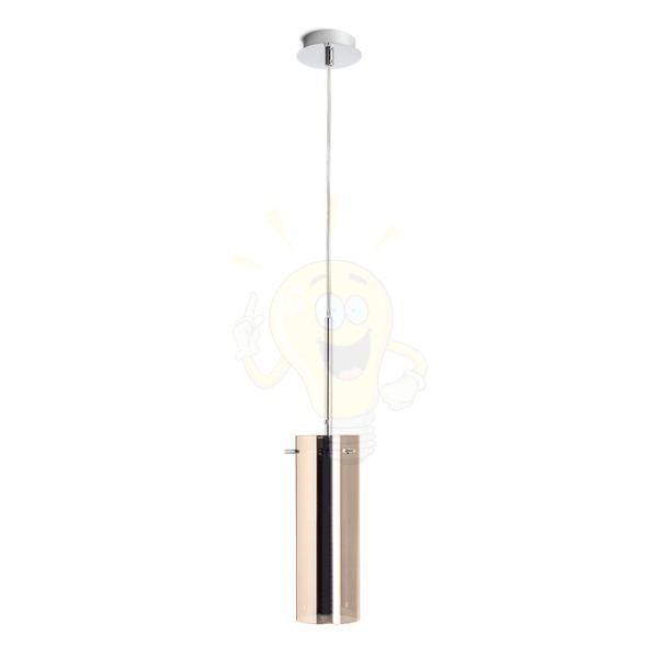 SANSSOUCI I függő lámpa  réz üveg 230V LED E27 15W