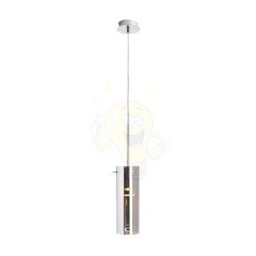 SANSSOUCI I függő lámpa  krómozott üveg 230V LED E27 15W