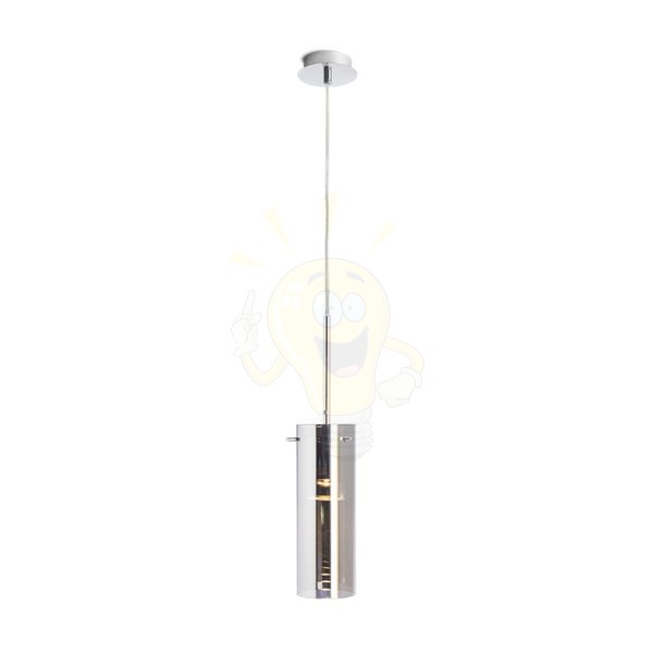 SANSSOUCI I függő lámpa  krómozott üveg 230V LED E27 15W