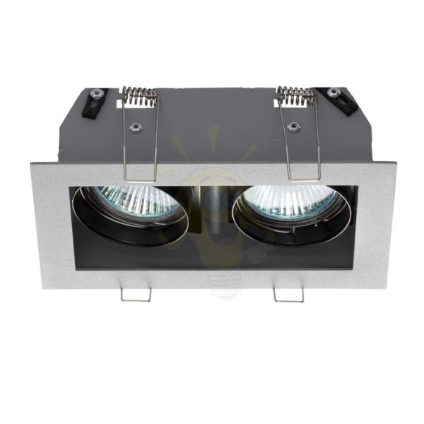 MONE II dönthető ezüstszürke  12V GU5,3 2x50W