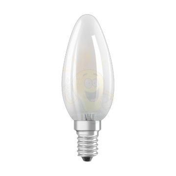 Kép OSRAM Retrofit gyertya alakú DIMM  matt 230V E14 LED EQ40  2700K