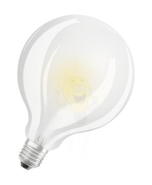 Kép OSRAM Retrofit Globe 95   matt 230V E27 LED EQ60  2700K